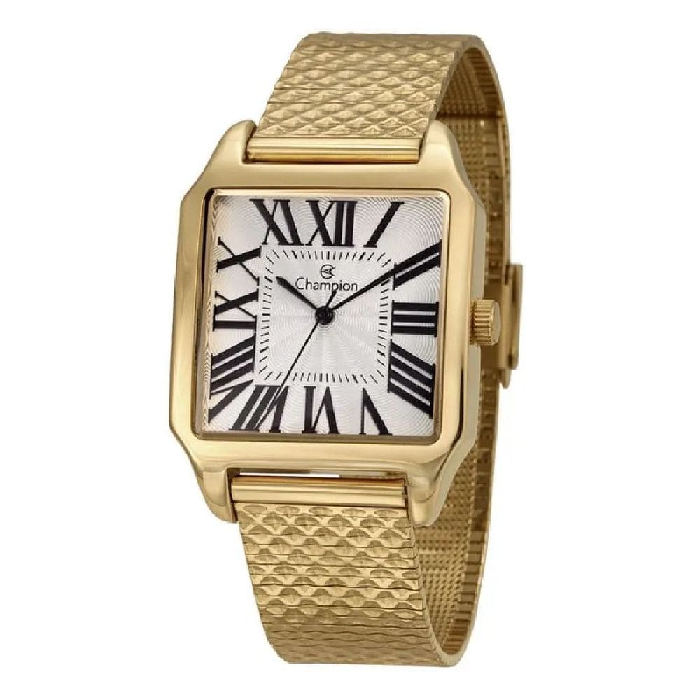Relógio CHAMPION feminino dourado analógico CN21318H