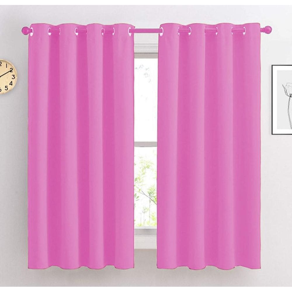 Cortina Alice Para Sala Quarto Cozinha 3,00X1,80M Rosa