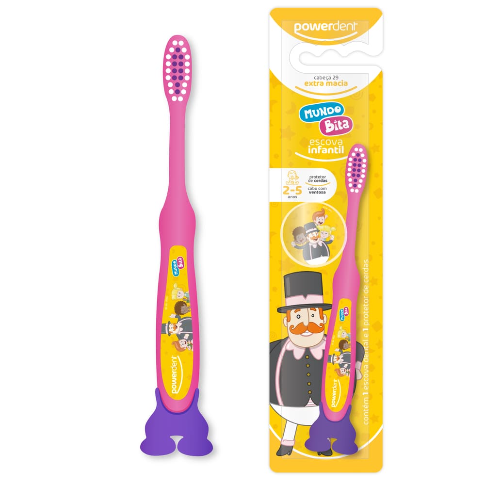 Escova de dente Infantil Powerdent Mundo Bita