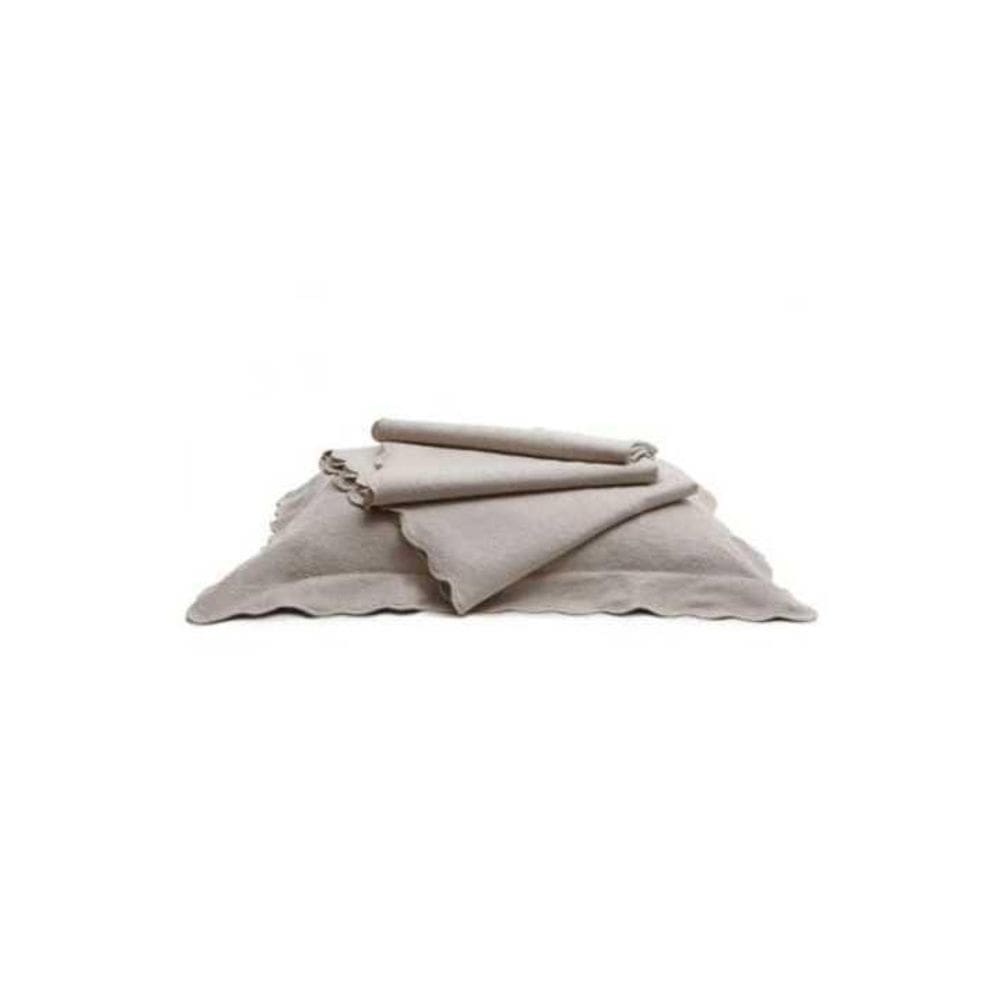 Kit Colcha Tognato Queen Bege Atacama 1005 Algodão 3 Peças