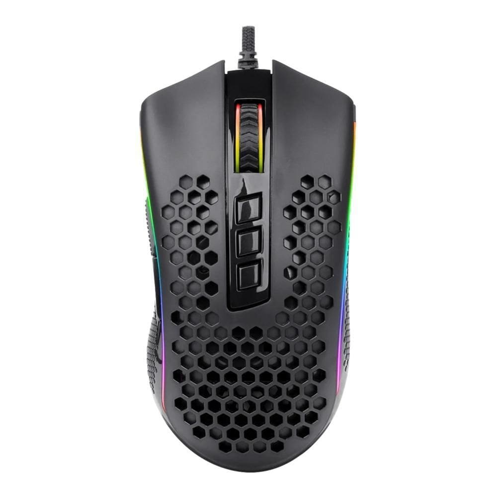 Mouse Gamer Redragon Storm M808-RGB 12400 DPI RGB USB Preto