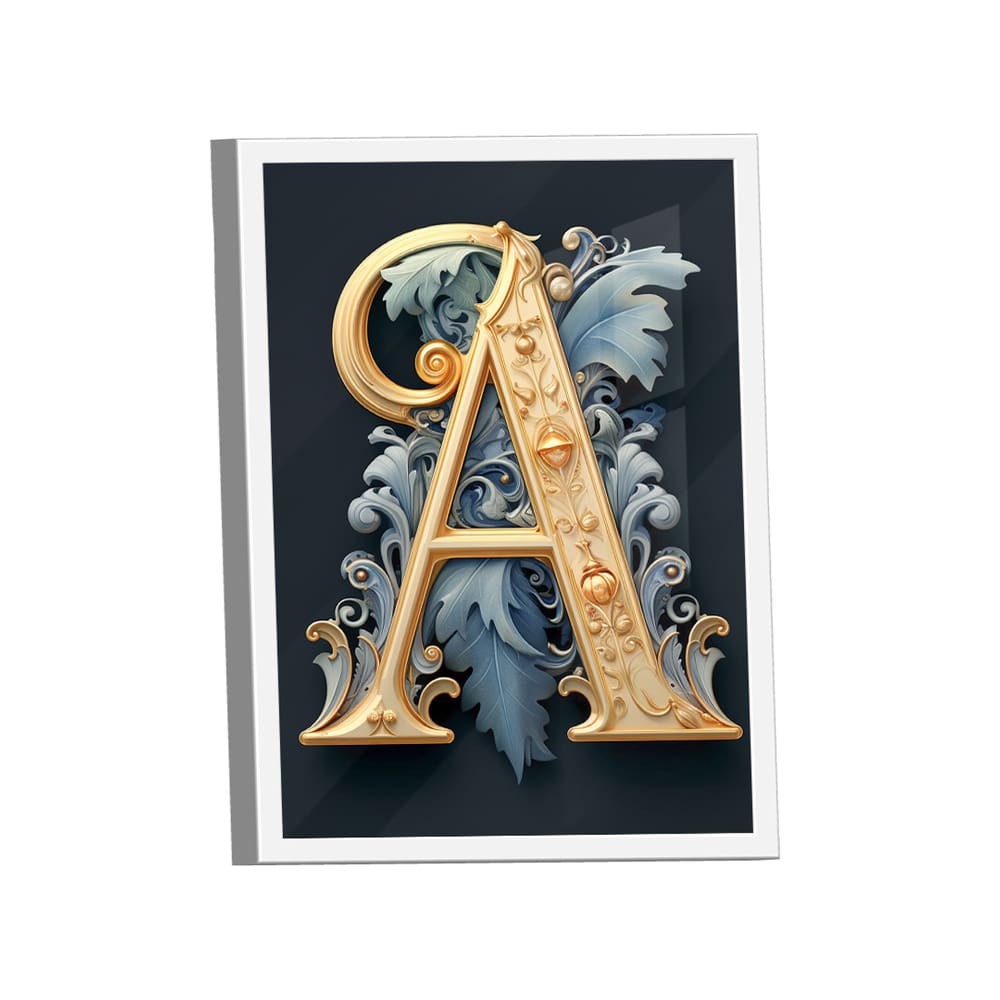 Quadro Decorativo Letra A