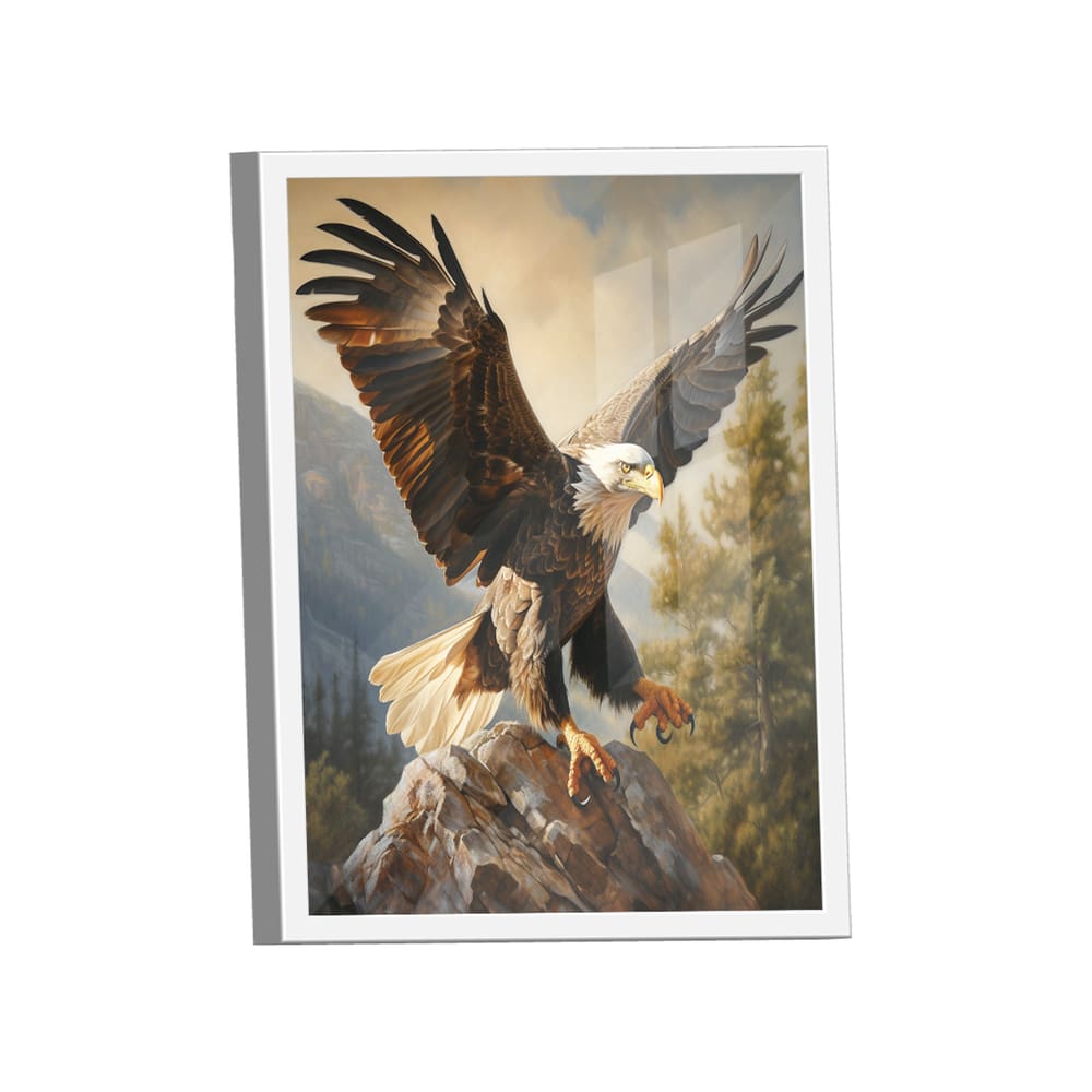 Quadro Decorativo Águia na Rocha