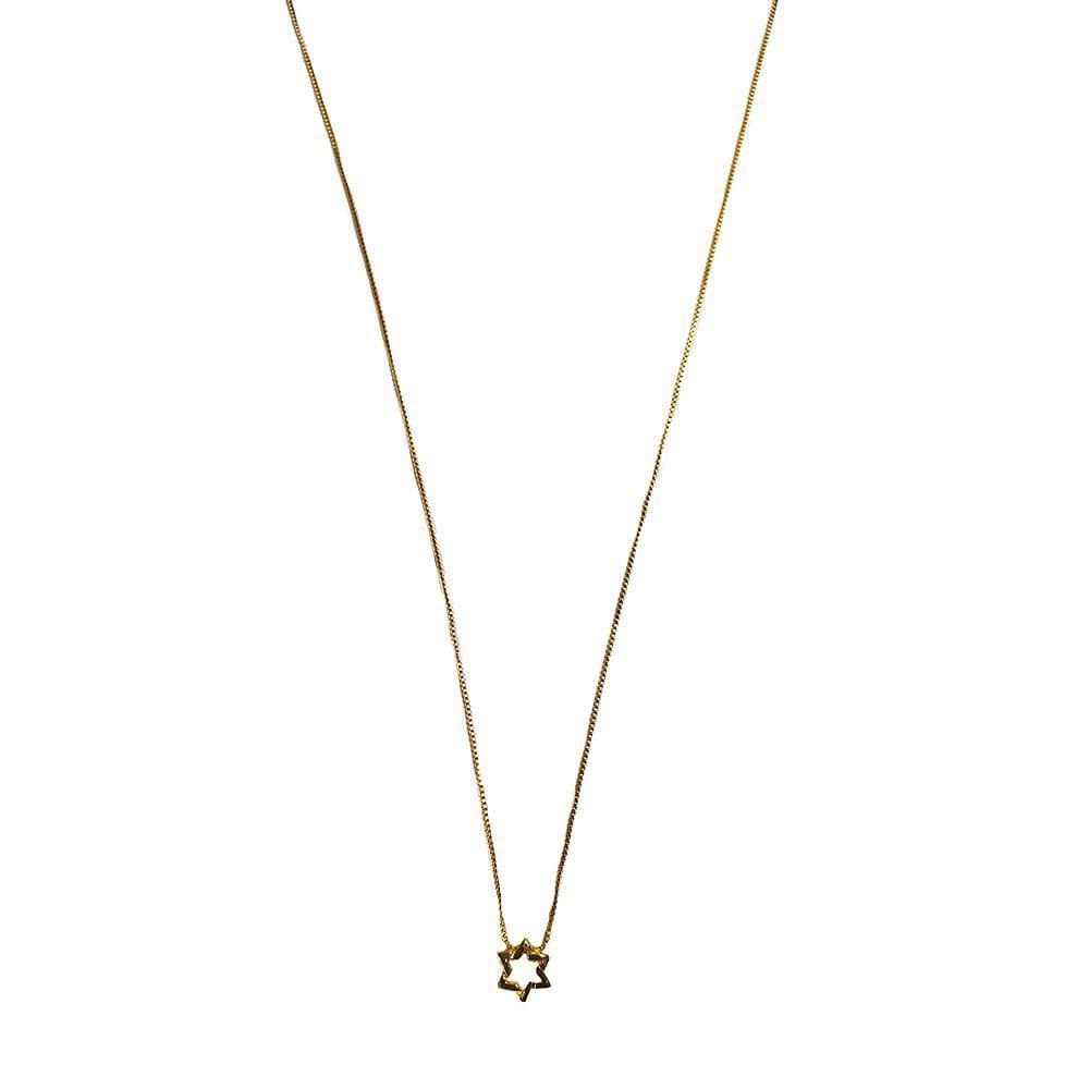 Colar Infantil Armazem Rr Bijoux Estrela Dourado