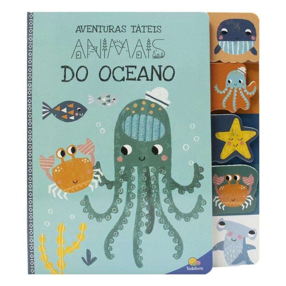Aventuras Táteis: Animais do Oceano