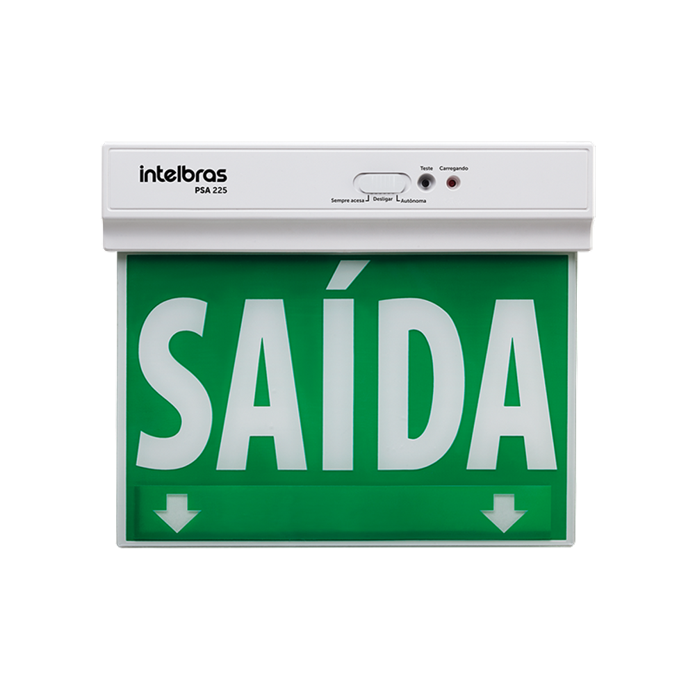 Placa De Sinalização Sempre Acesa Psa225 Dupla Face