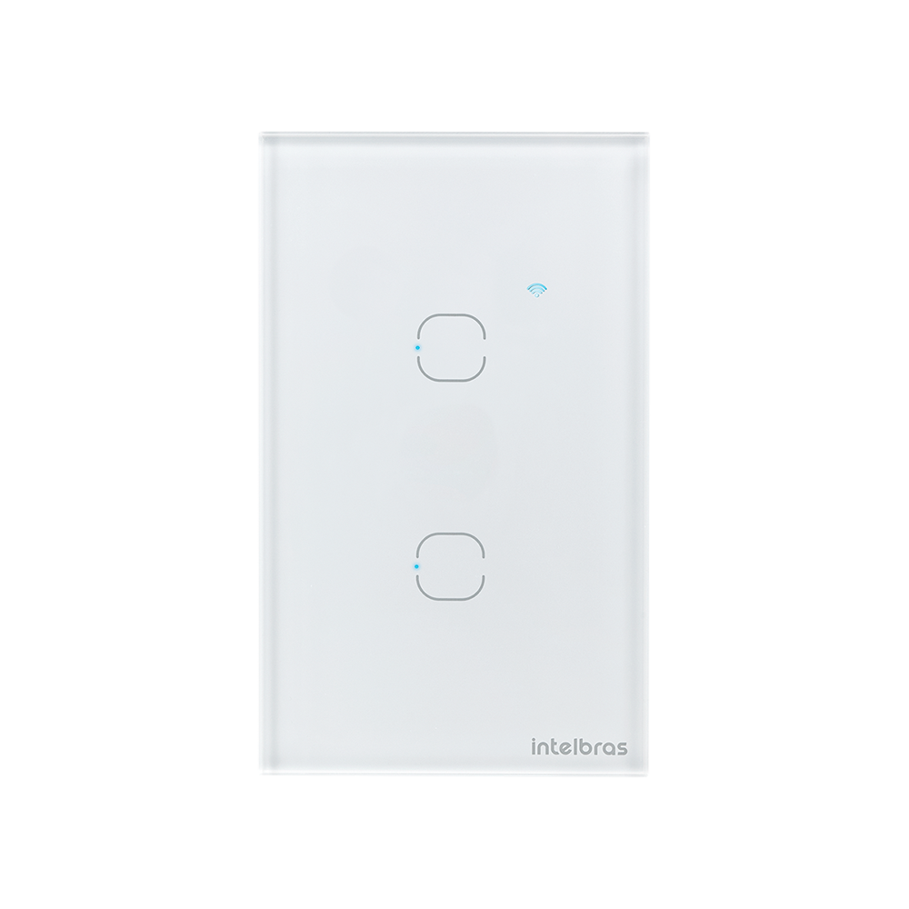 Interruptor Smart Wi-Fi Touch 2 Branco Mis 1002
