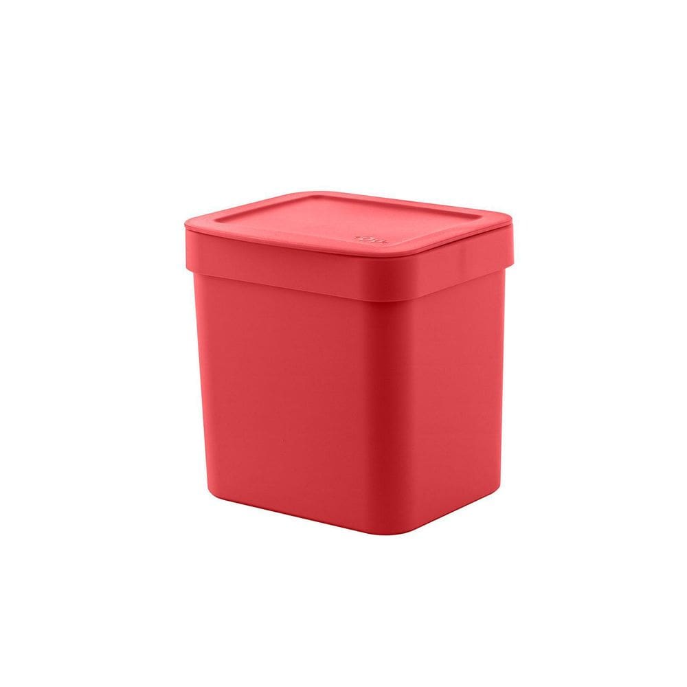 Lixeira 2,5 Litros Banheiro Trium Martiplast Ou Vermelho
