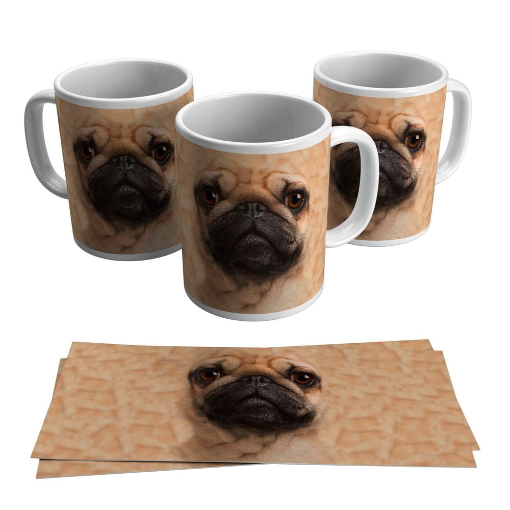 Caneca Personalizada Bulldog 3D Cachorro Pet Cão 325ml