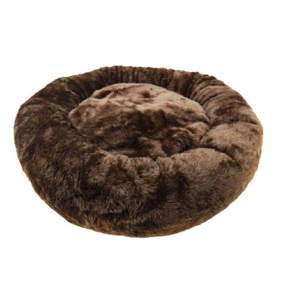 Cama Nuvem Para Cães E Gatos - Marrom Escuro G