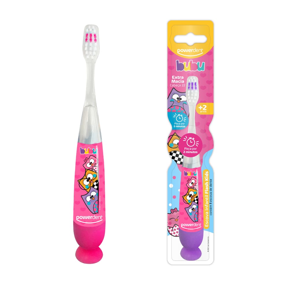 Escova De Dente Infantil Flash  Bubu