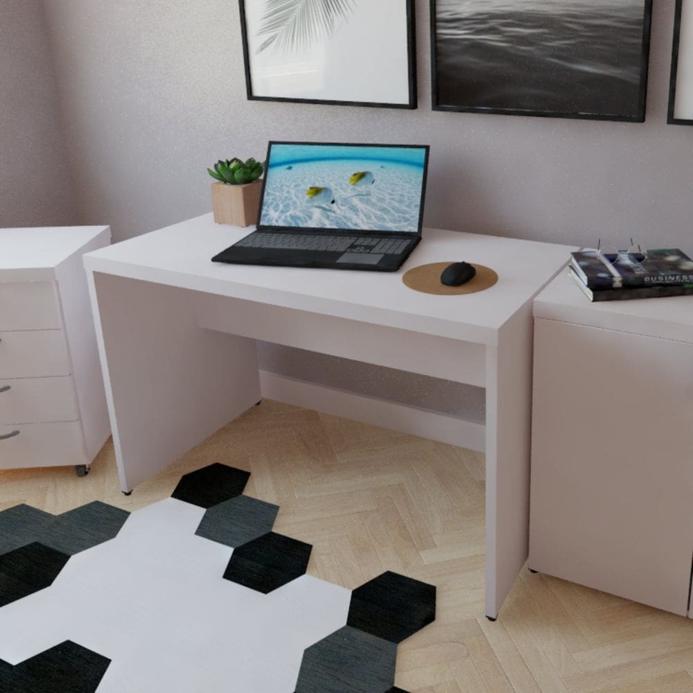 Mesa para Escritório 140cmx60cm Branco