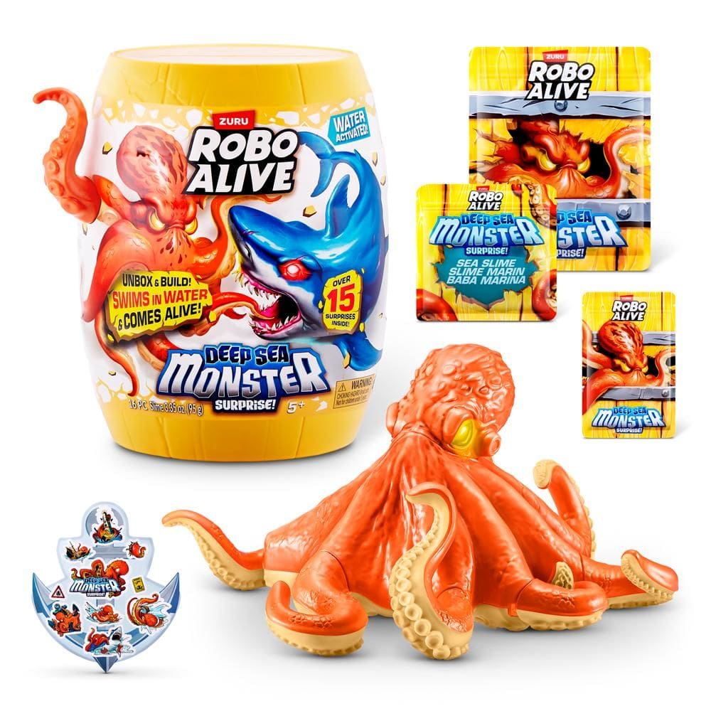Monstro Marinho Surpresa Robo Alive - Polvo
