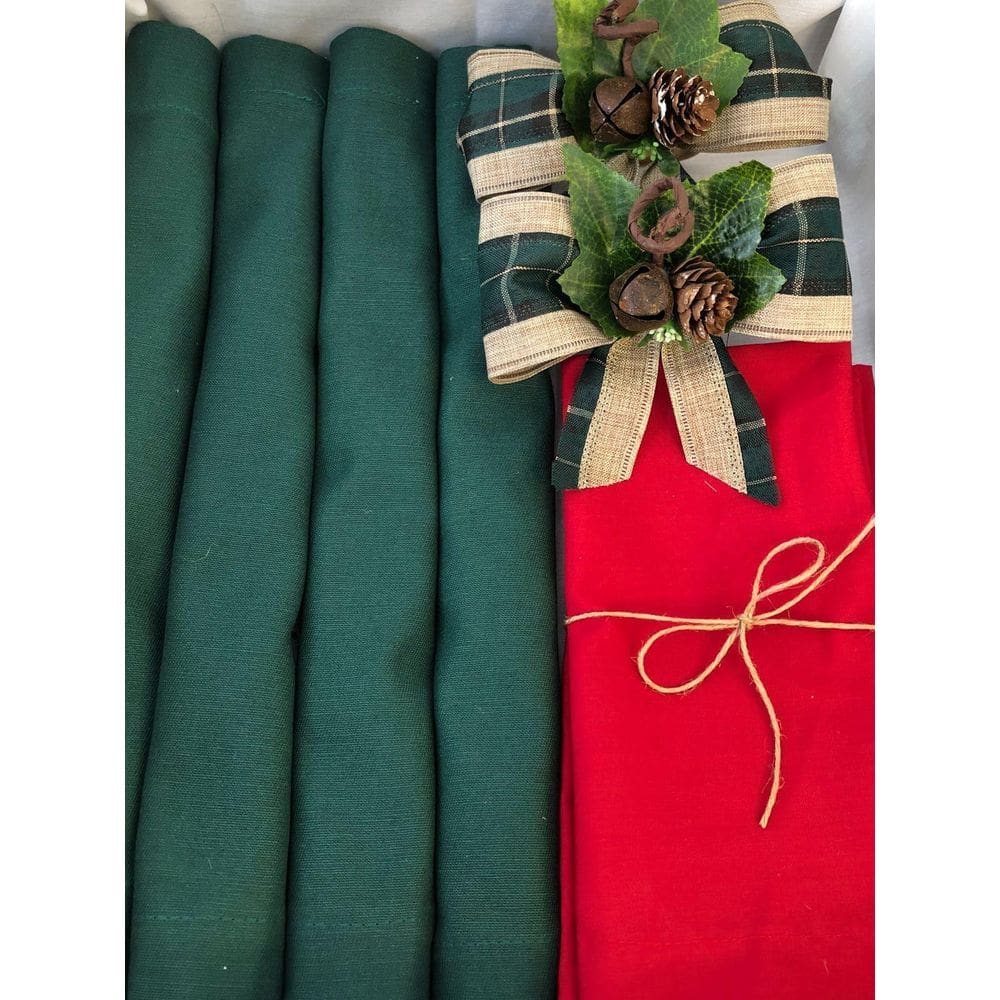 Kit 4 Pças Jogo Americano De Mesa Jantar Natal Decoração 003