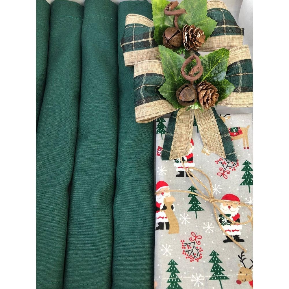 Jogo Americano Anel Porta Guardanapo 8 Lugares Guardanapo 04