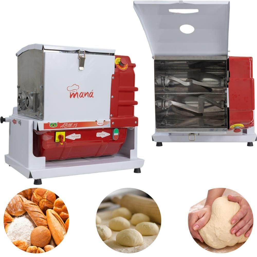 Amassadeira Basculante 15 Kg Semi Rápida Bivolt ABM-15 Maná