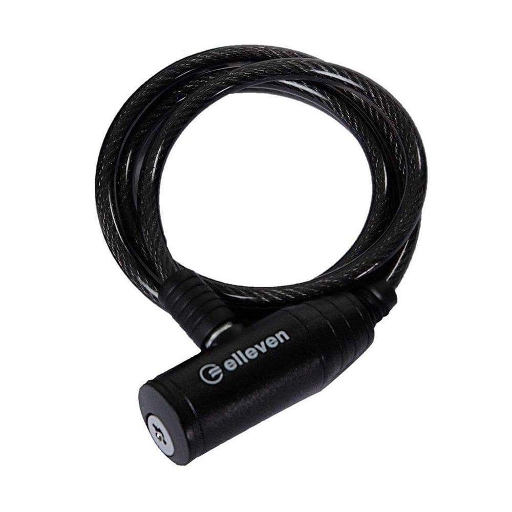 Cadeado Elleven 1m Preto - Alumínio - 2 Chaves - Suporte