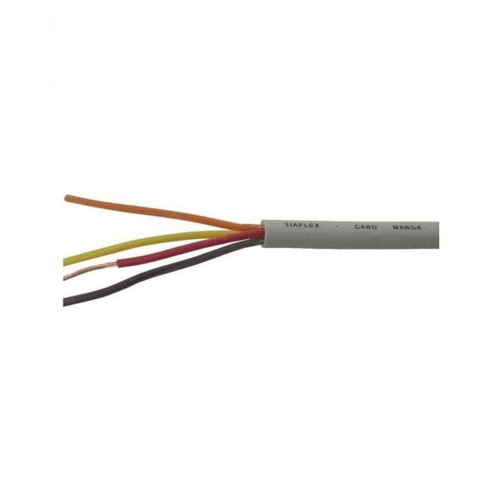 Fio Manga 4 X 26awg Sem Blindagem Bege Tiaflex - Rl - 100