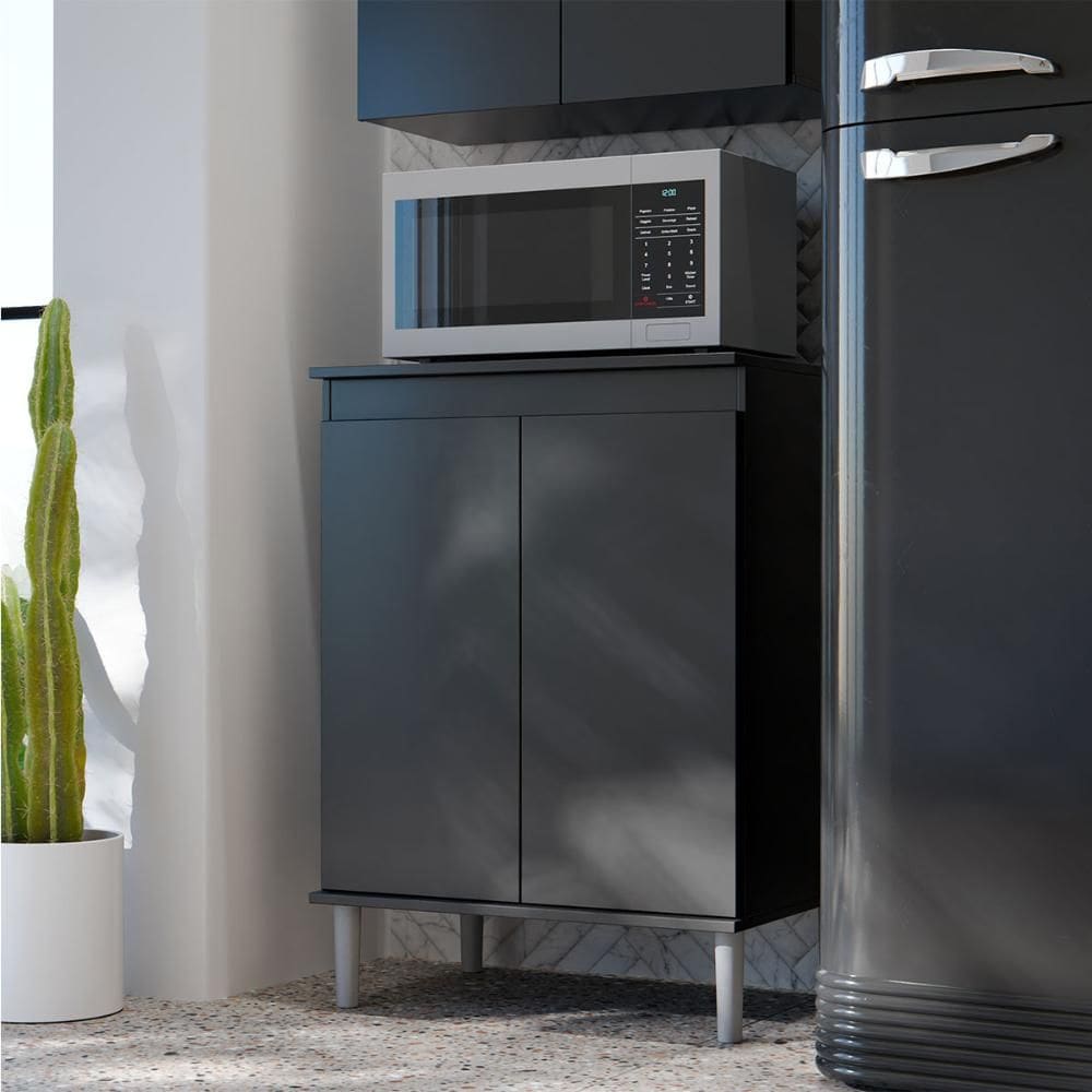 Balcão Micro Ondas Iana preto