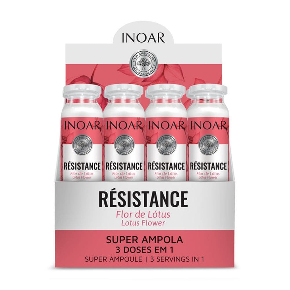 Inoar Résistance Flor de Lótus Ampolas 45ml 12un