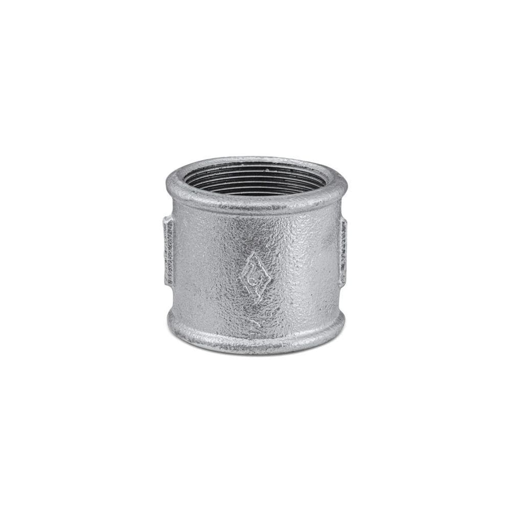Luva Galvanizada 1/2 BSP Rosca Fêmea - União de Mangueiras