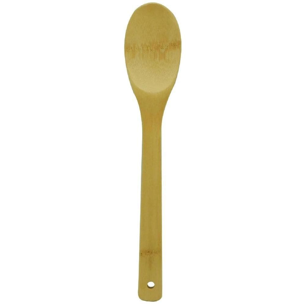 Colher De Bambu 30Cm Pegador Arroz Para Cozinha Multiuso