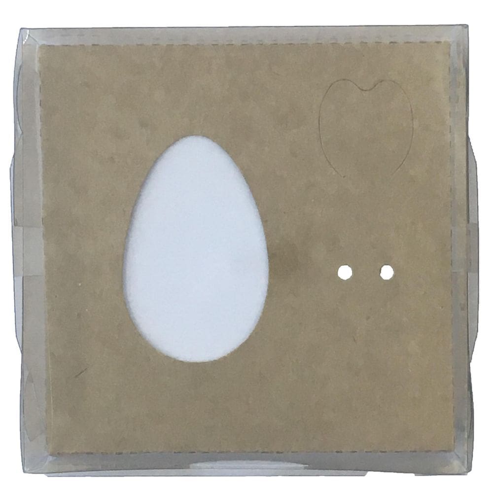 Caixa Ovo Colher Transp. 11x11x5cm 25 Conj. | Emb. Cristal