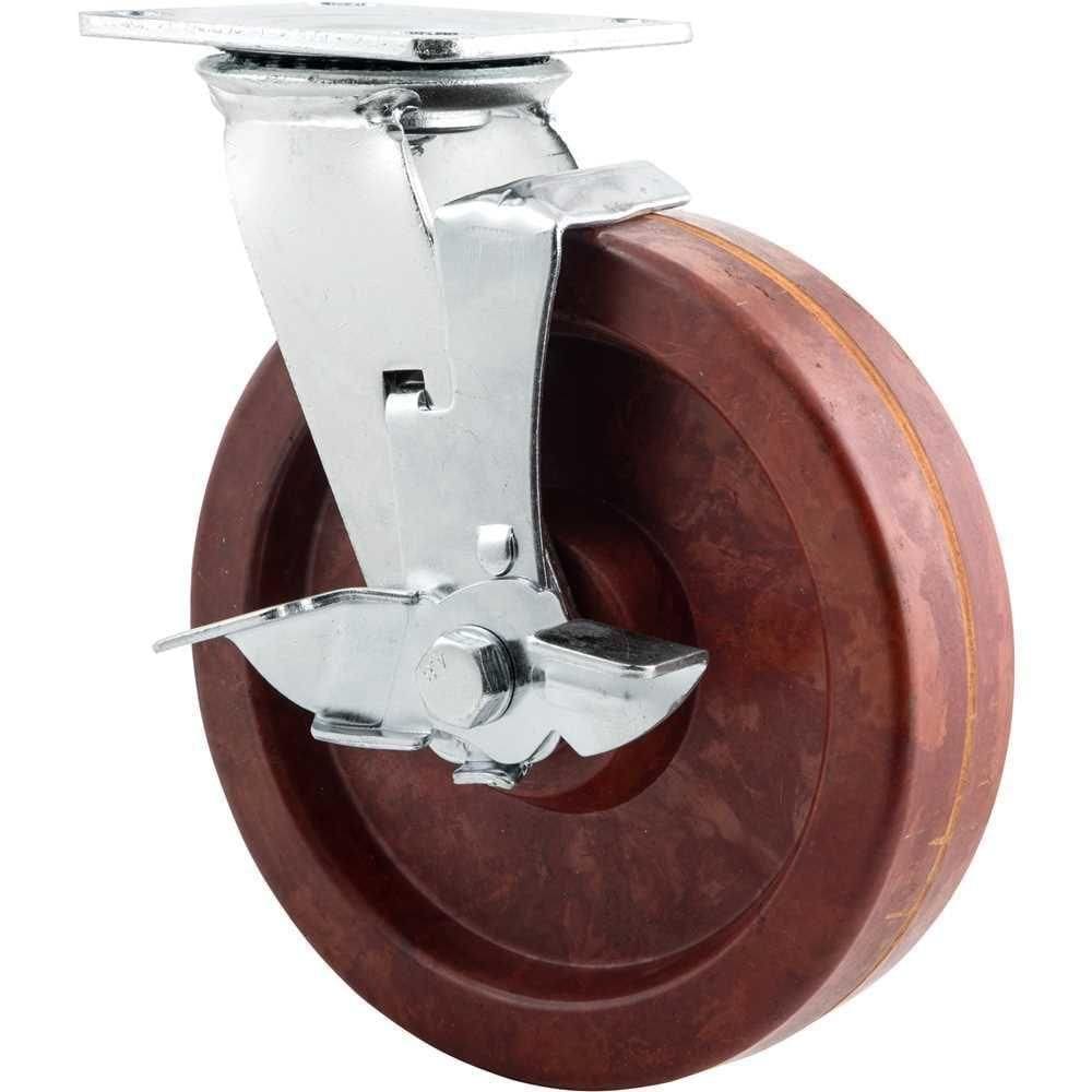 Rodizio Giratório Com Freio 8`` Celeron Industrial Vonder