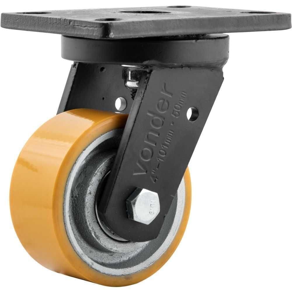 Rodizio Giratório 4`` Pu+ferro Industrial Vonder