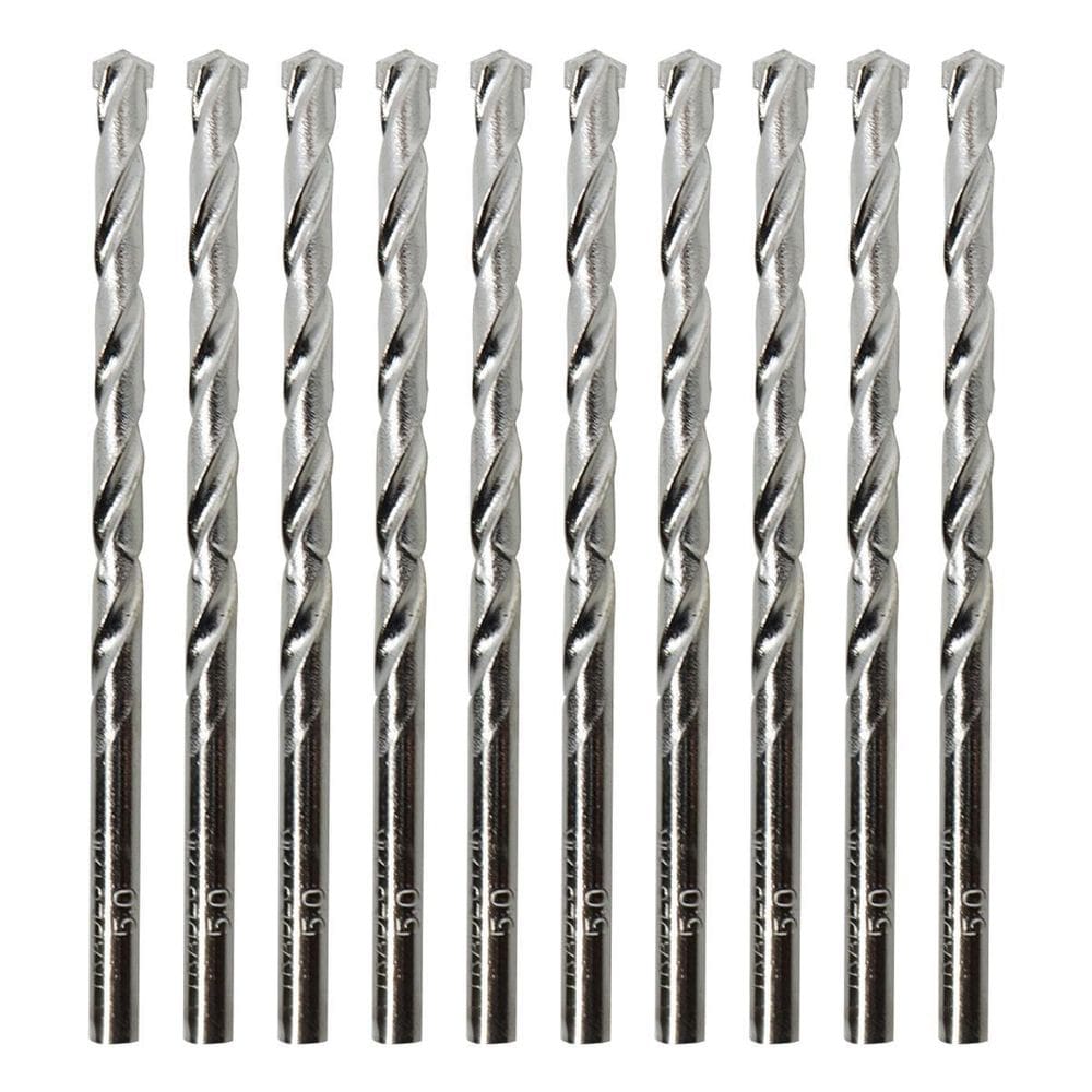 Broca Para Concreto 5X85Mm Uso Em Furadeira Com 10 Un