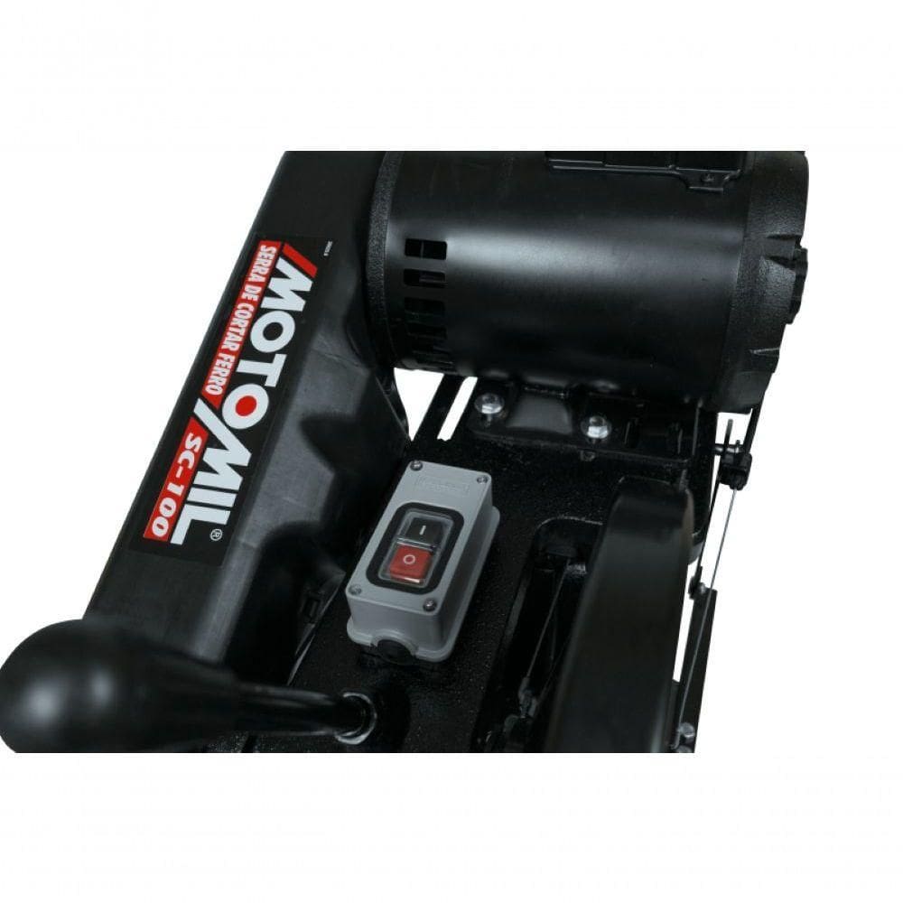 Serra De Cortar Ferro 3hp Trif Sc-100t Motomil
