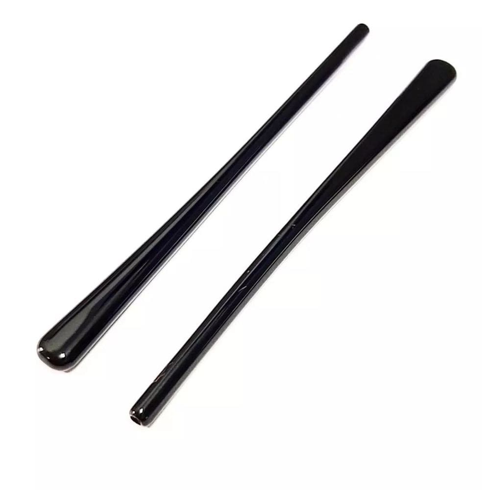 Ponteira Silicone Óculos Preto P 35 Kit 10 pares