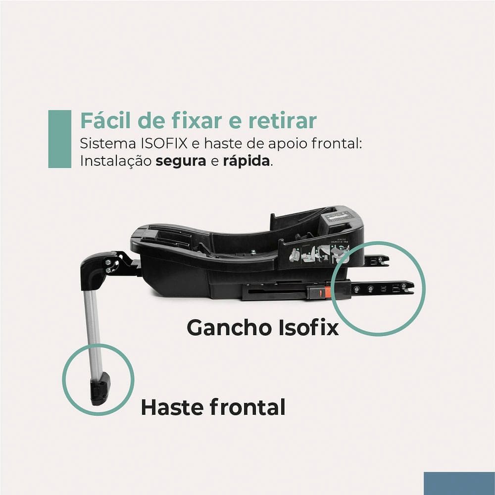 Base Zion Isofix Para Veículo - Preto