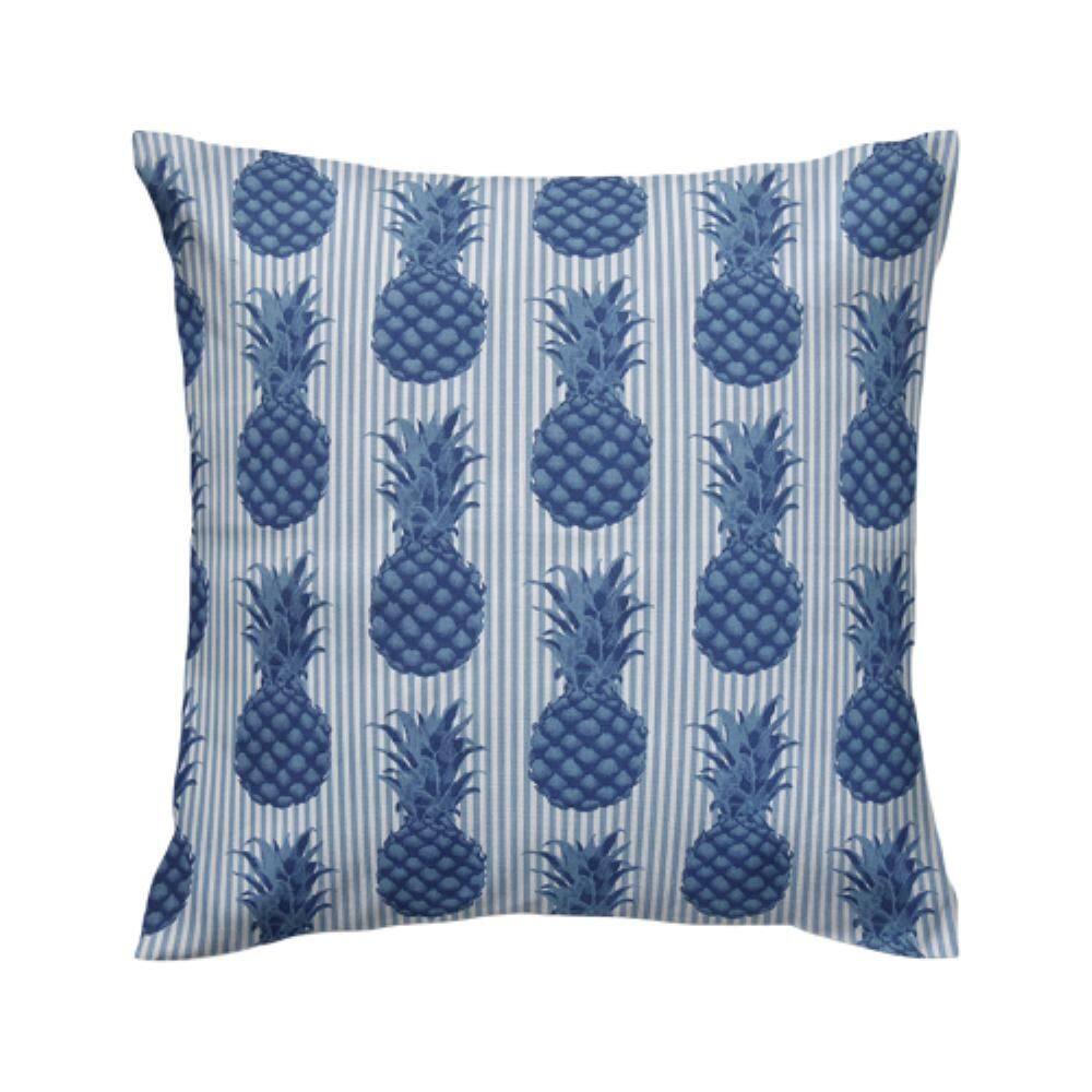 Capa de almofada VivaIN estampa abacaxi azul semi impermeável