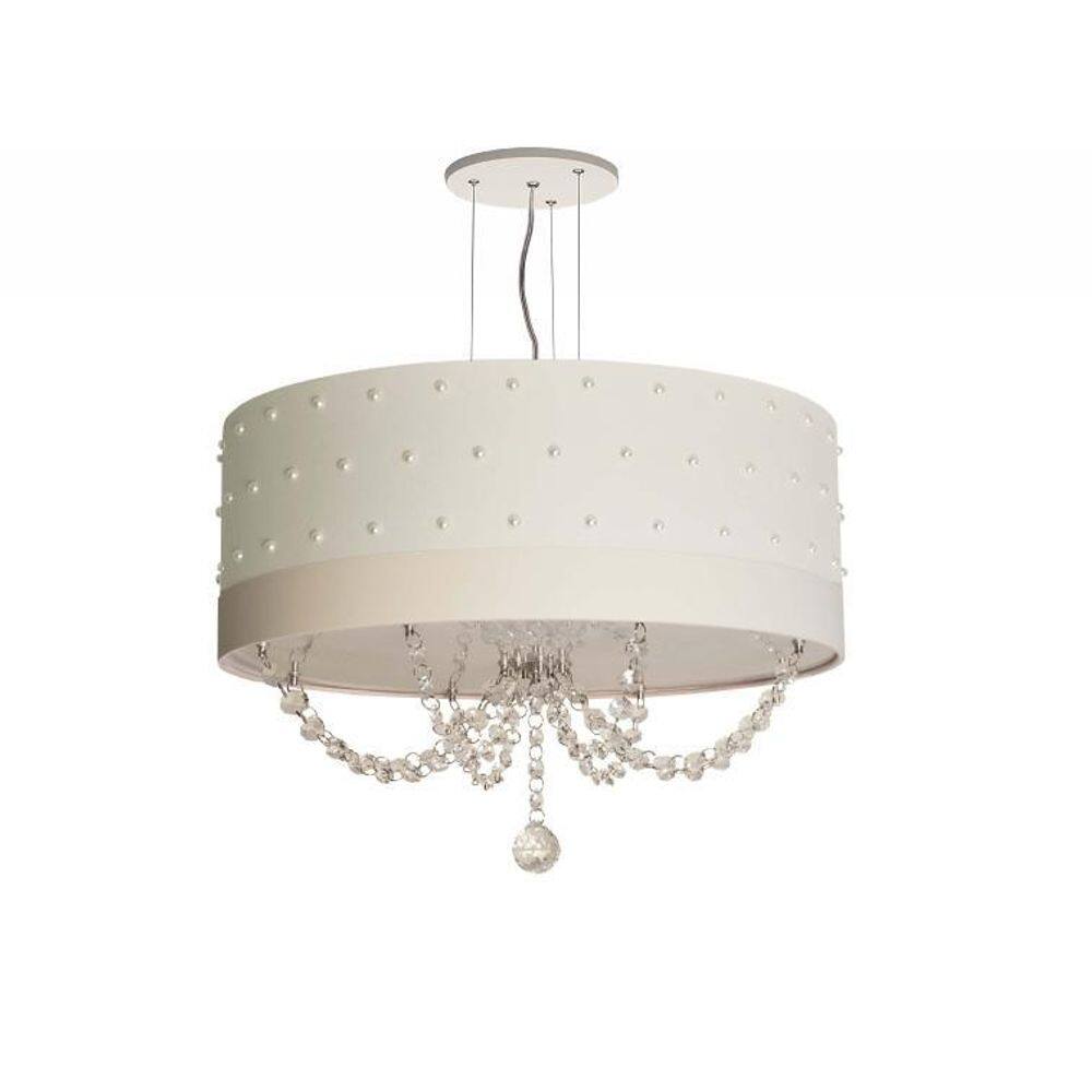 Pendente Pérolas 40X15 - Quarto Menina Bebê Infantil Branco