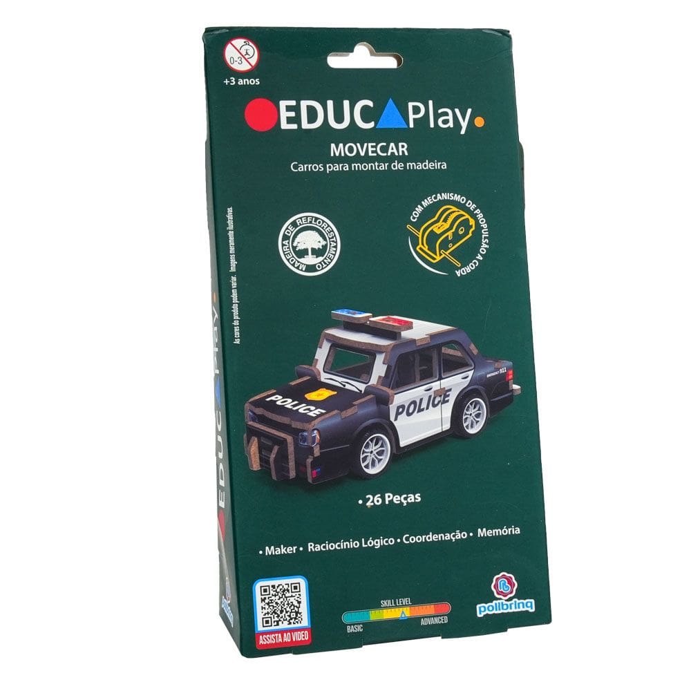 Carros para Montar de Madeira Educaplay Movecar