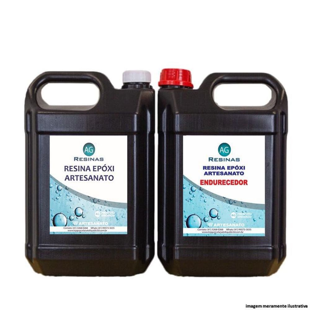 Resina Epoxi Para Artesanato com 5kg.