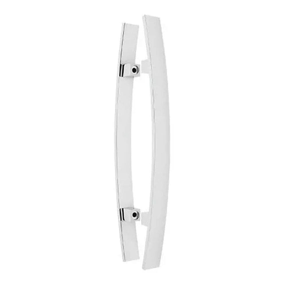 Puxadores Curvo Duplo Portas Pivotante Madeira/Vidro - 50 Cm
