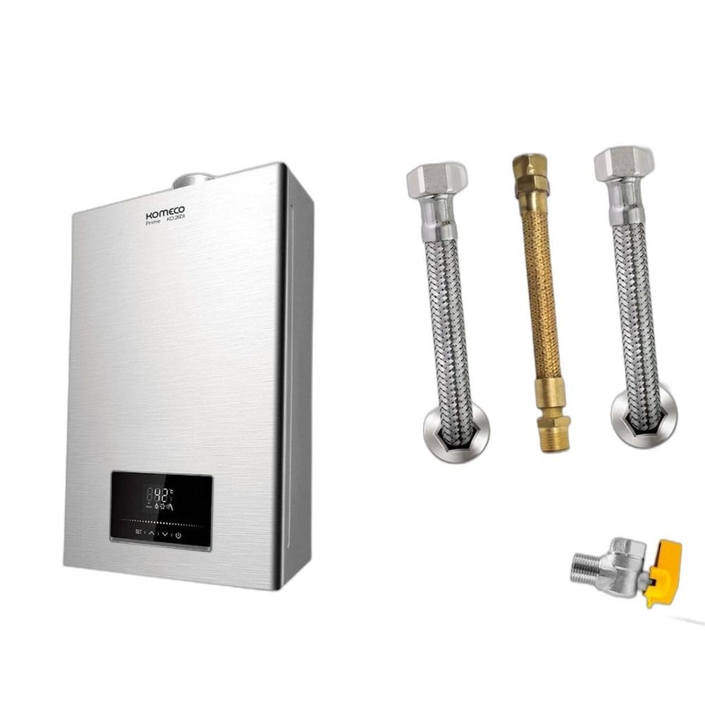 Kit Aquecedor Komeco KO26DIPRIME 26L GN+ Acess. Ligação