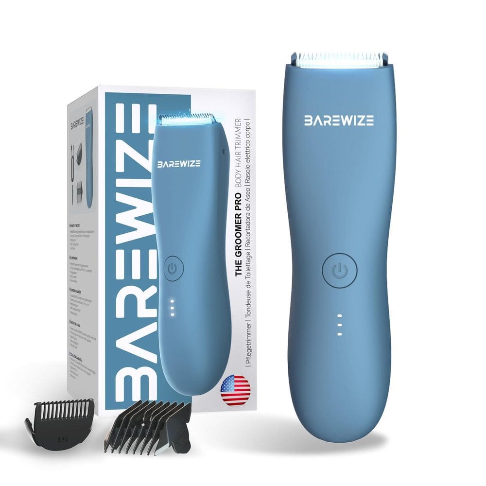 Aparador de pelos corporais e pubianos BAREWIZE Waterproof Type-C