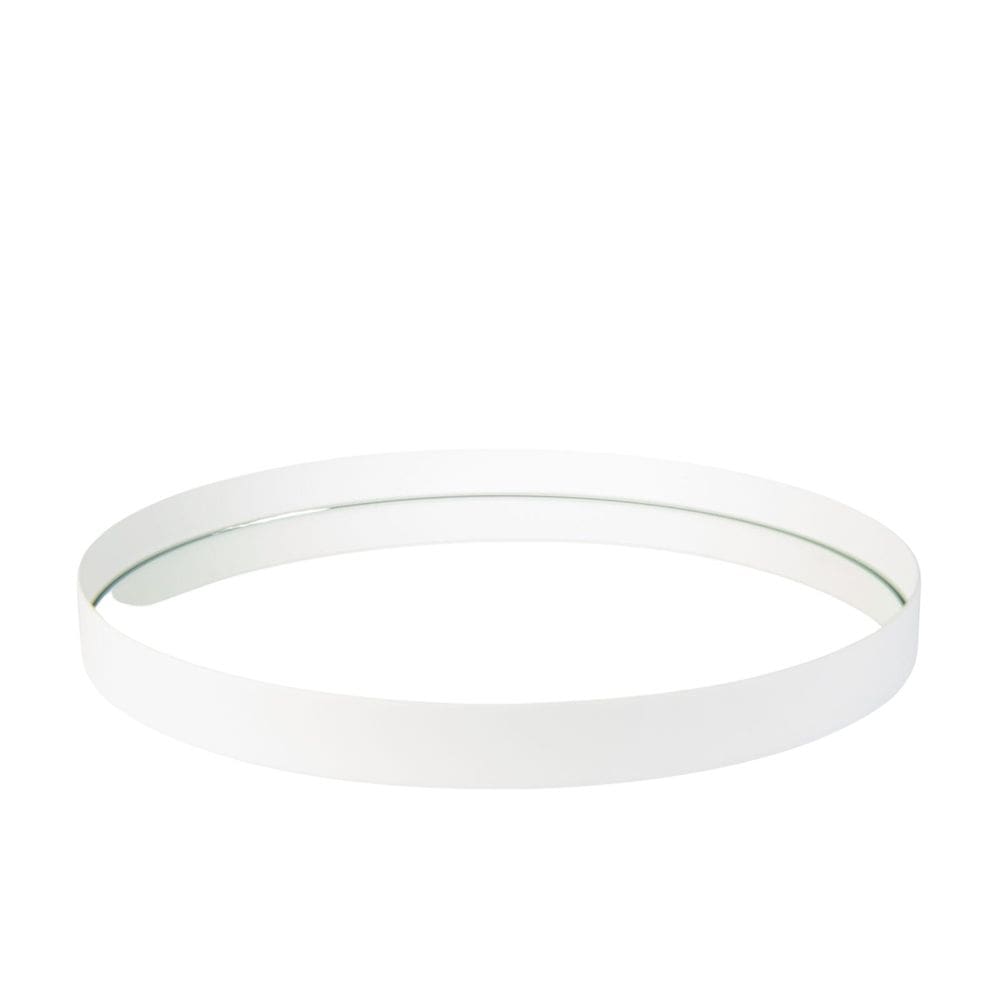 Bandeja Decorativa Branca 50 Cm Redondo