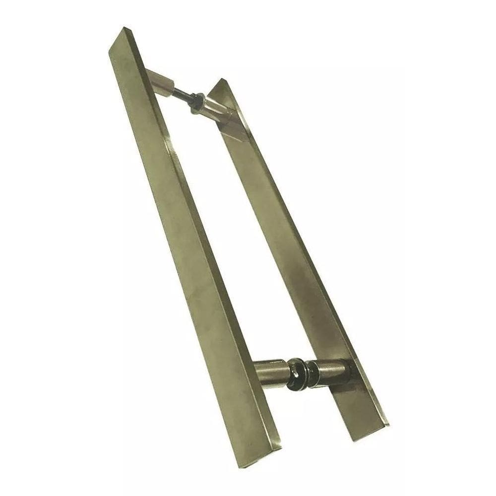 Puxador Para Portas Madeira / Vidro Alumínio Bronze - 40 Cm