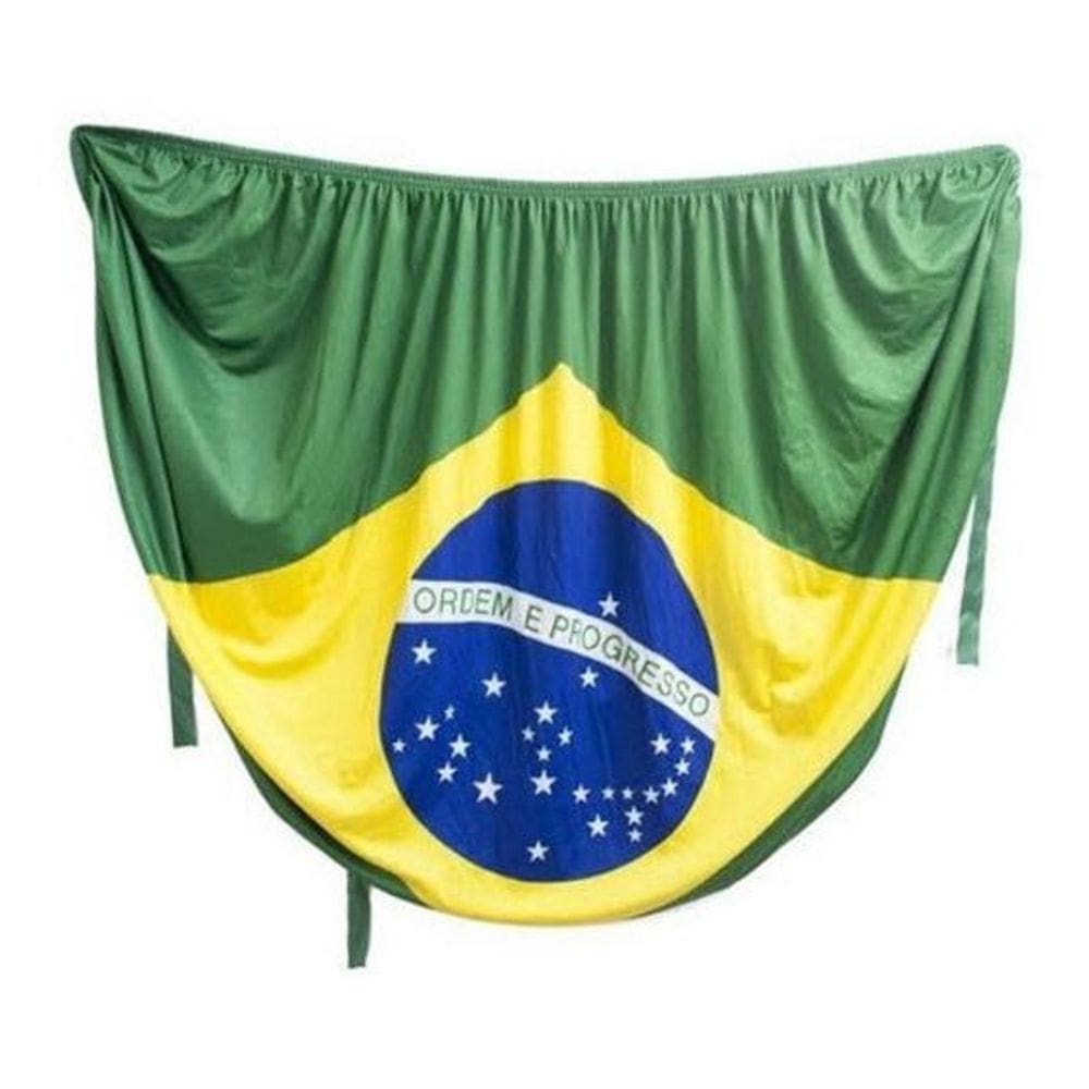 Capa Carro Bandeira Brasil 100% Poliéster 150x100cm