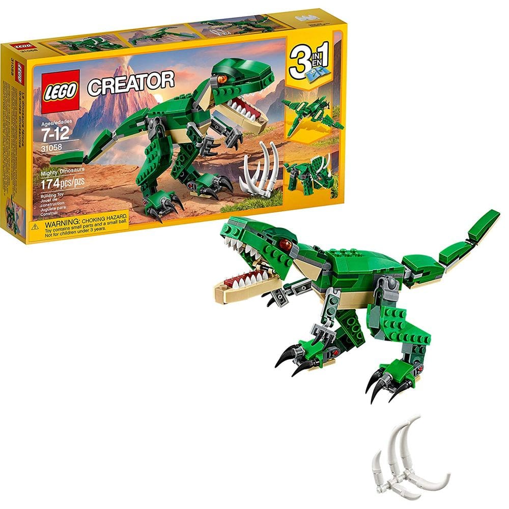 LEGO Creator Mighty Dinosaurs - Conjunto 3 em 1  174 Peças