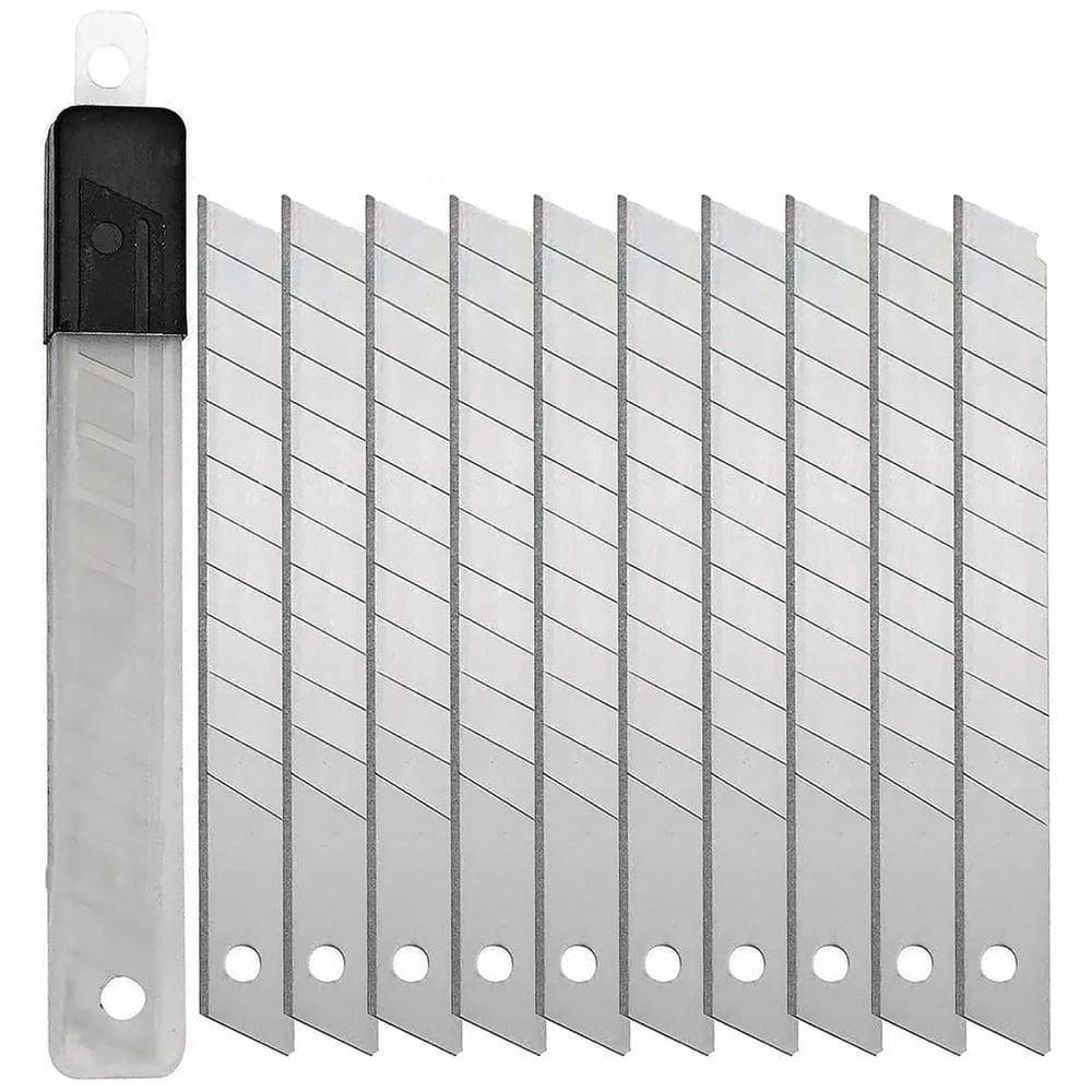 Blister com 10 Lâmina para Estilete 9mm Estreito Masterprint MP-453