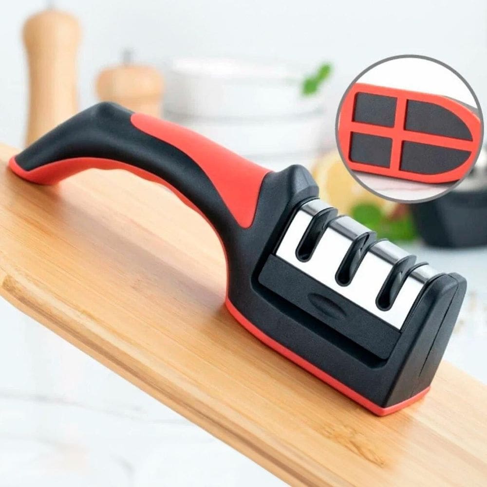 Amolador Afiador De Facas Manual 3 Funções