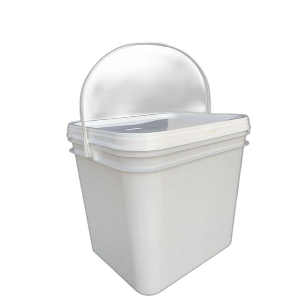 Balde P Alimentício 3L Retang Tampa Lacre-30 Un