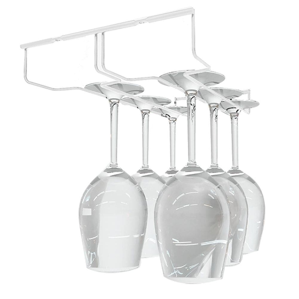 Suporte Fixo Para Taças 2 Espaços Otimizee Branco Dicarlo