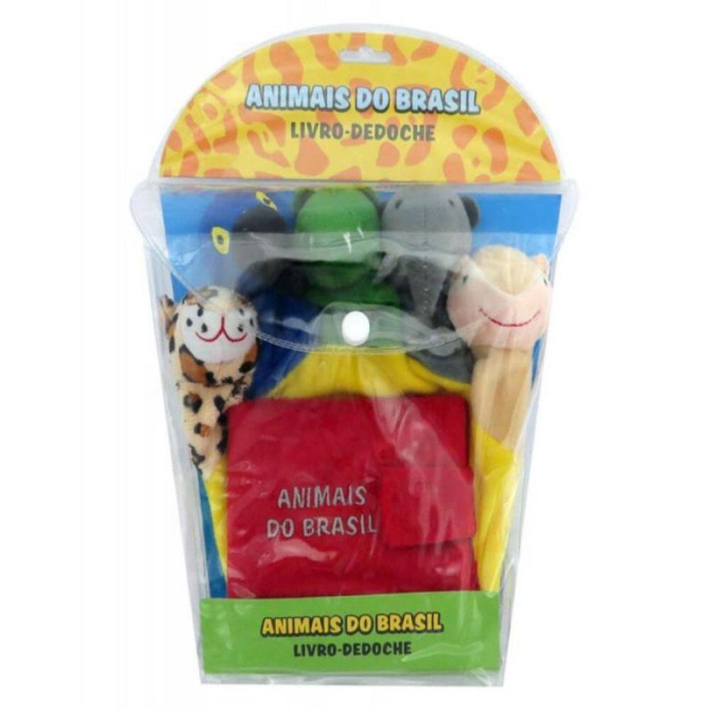 Livro Animais Do Brasil - Livro-Dedoche