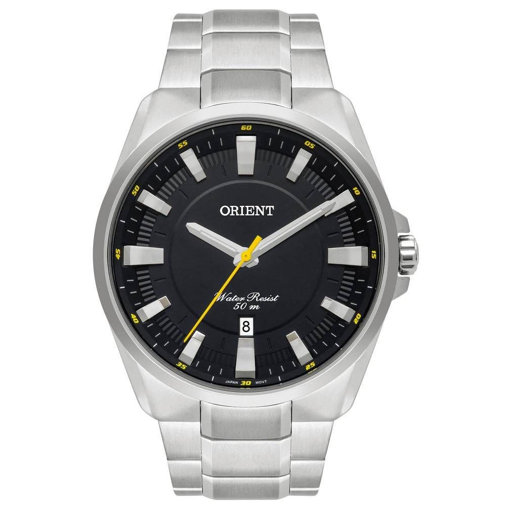 Relógio Masculino Orient Mbss1354 P1Sx Prata E Preto